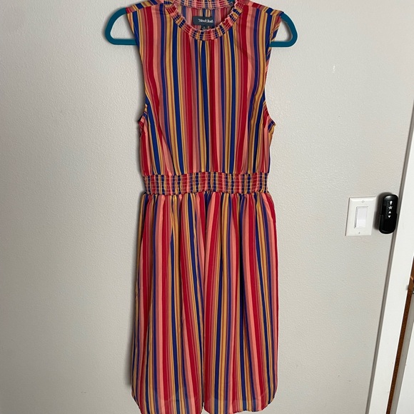 ModCloth Savor the Occasion Dress Stripe Large - Picture 2 of 9